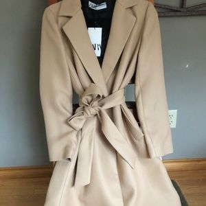 Warm Peacoat from Zara